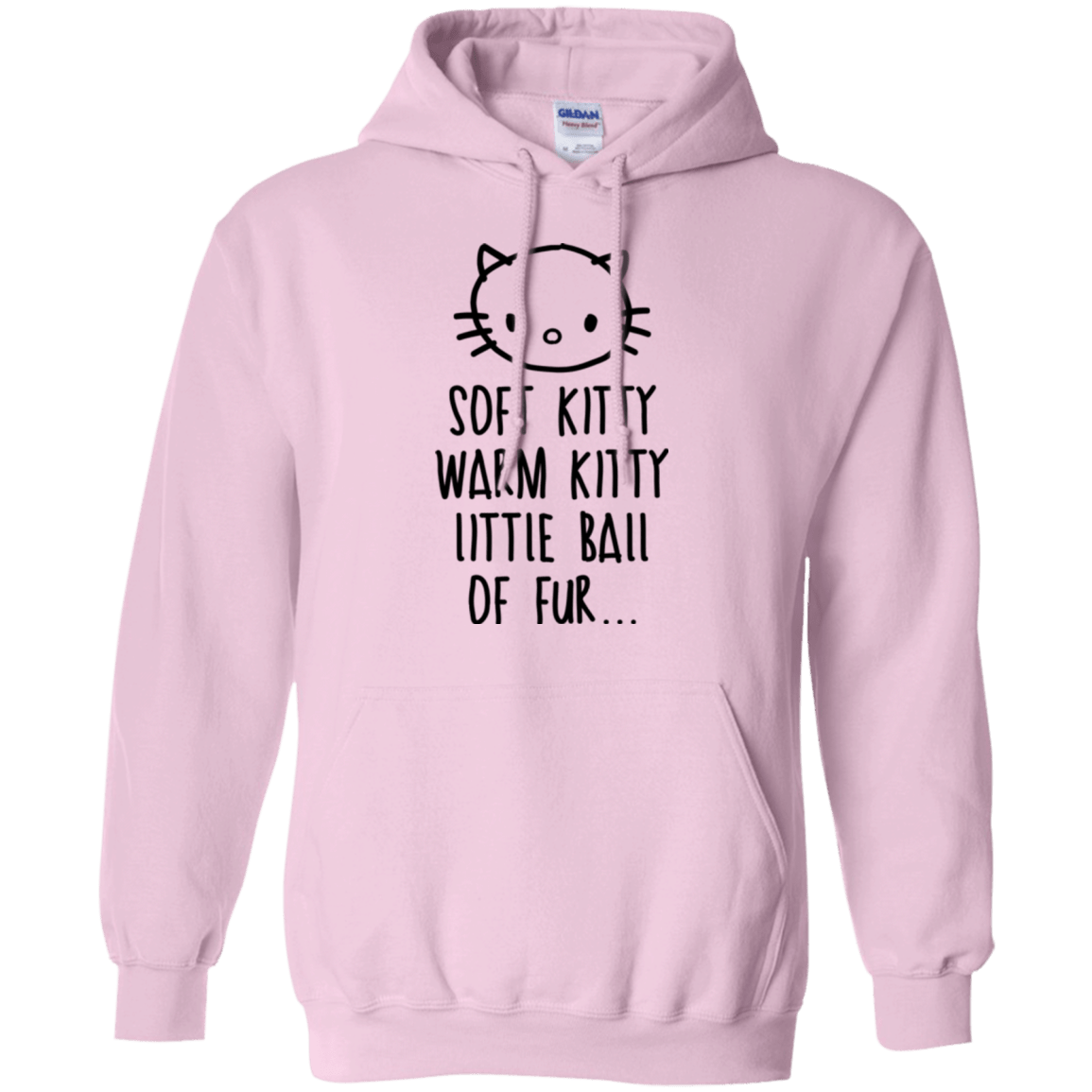 Sweatshirts Light Pink / Small Weird Kitty Pullover Hoodie