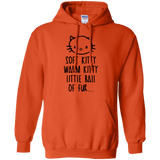 Sweatshirts Orange / Small Weird Kitty Pullover Hoodie