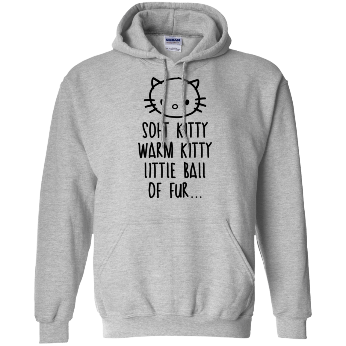 Sweatshirts Sport Grey / Small Weird Kitty Pullover Hoodie