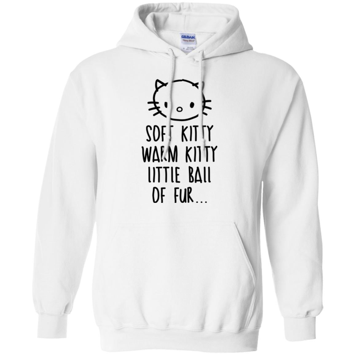 Sweatshirts White / Small Weird Kitty Pullover Hoodie