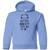 Sweatshirts Carolina Blue / YS Weird Kitty Youth Hoodie