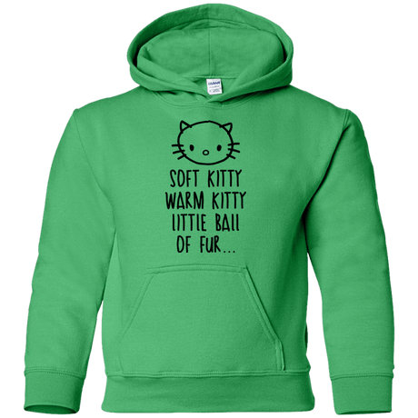 Sweatshirts Irish Green / YS Weird Kitty Youth Hoodie