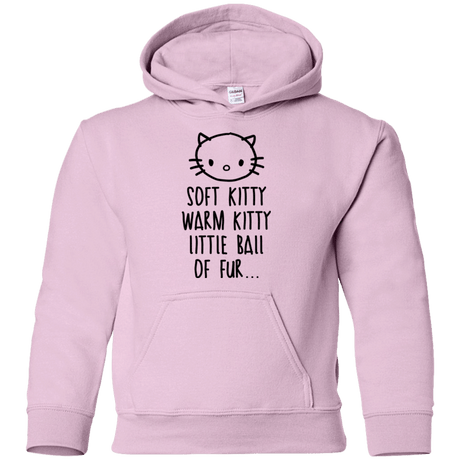 Sweatshirts Light Pink / YS Weird Kitty Youth Hoodie