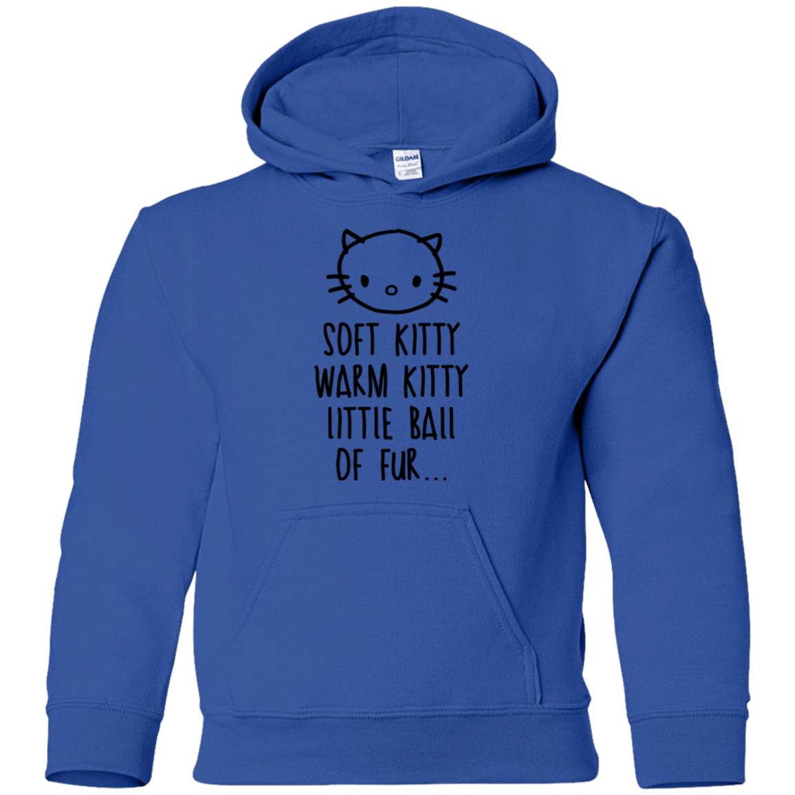 Sweatshirts Royal / YS Weird Kitty Youth Hoodie