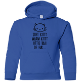 Sweatshirts Royal / YS Weird Kitty Youth Hoodie