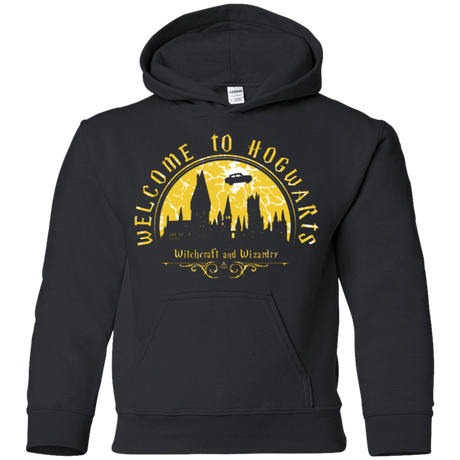 Sweatshirts Black / YS Welcome to Hogwarts Youth Hoodie