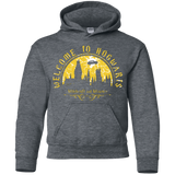 Sweatshirts Dark Heather / YS Welcome to Hogwarts Youth Hoodie