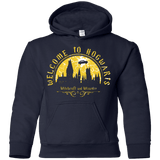 Sweatshirts Navy / YS Welcome to Hogwarts Youth Hoodie