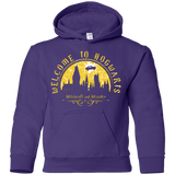 Sweatshirts Purple / YS Welcome to Hogwarts Youth Hoodie