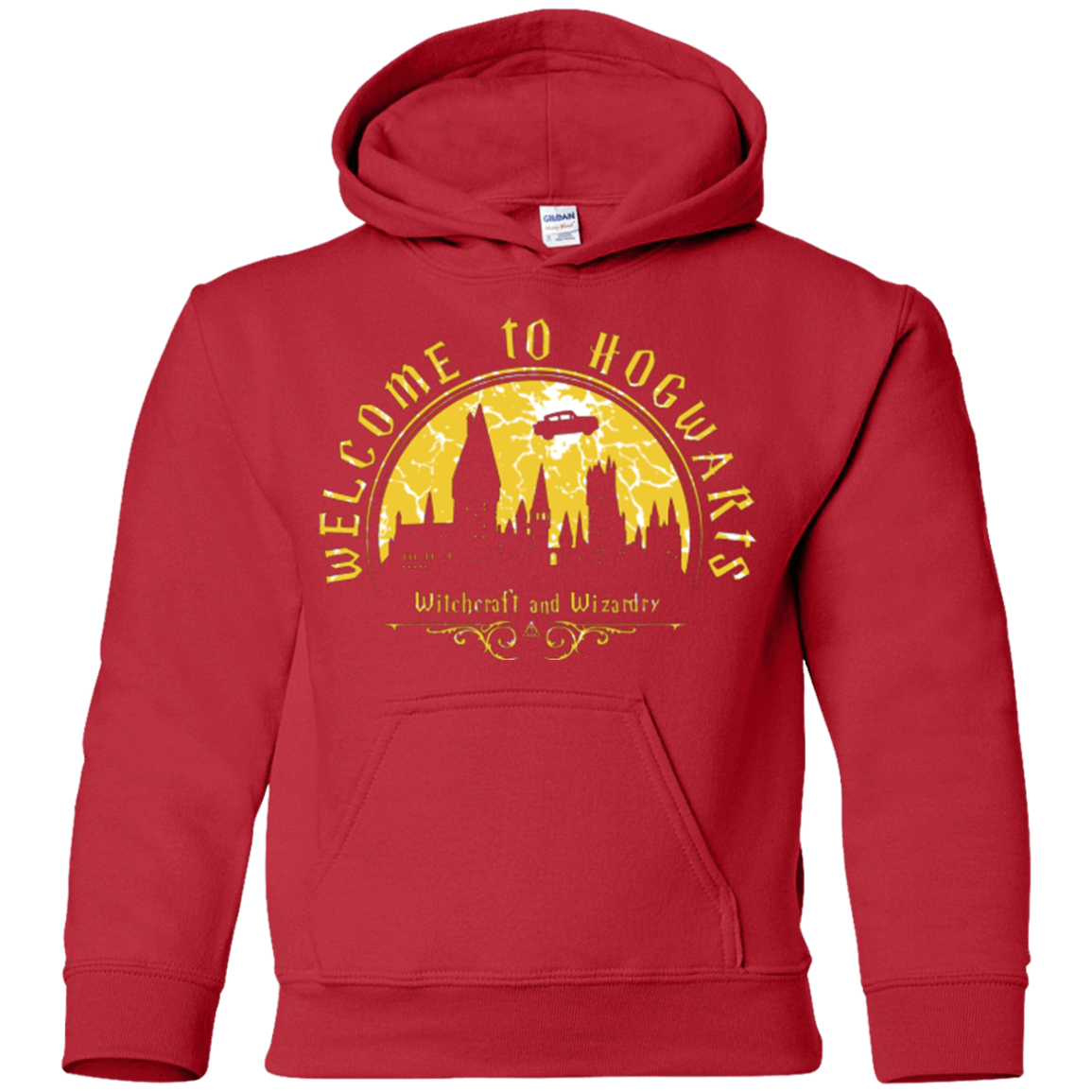 Sweatshirts Red / YS Welcome to Hogwarts Youth Hoodie