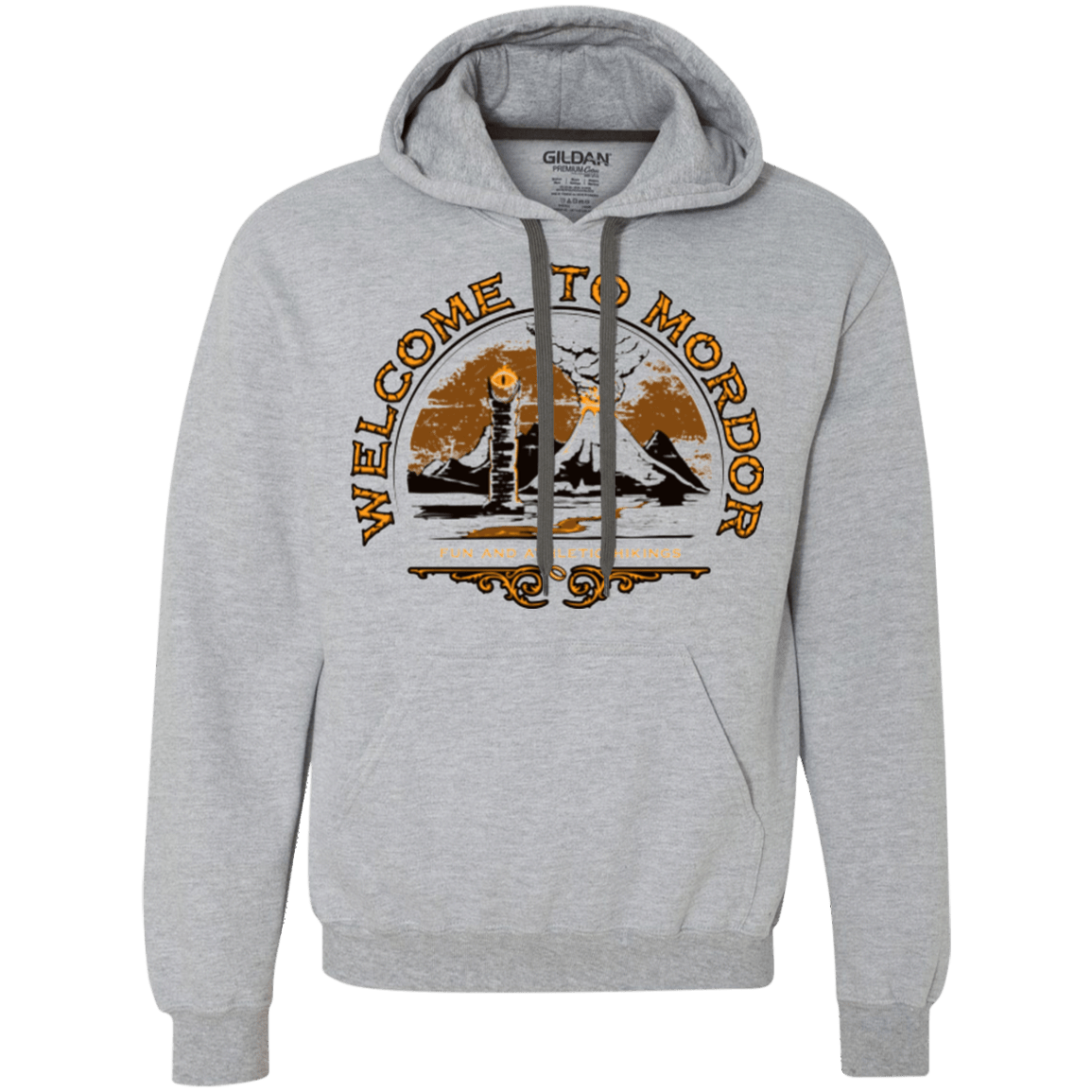 Sweatshirts Sport Grey / Small Welcome to Mordor Premium Fleece Hoodie