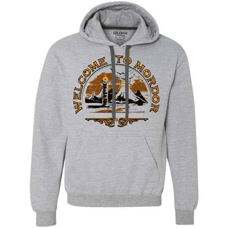 Sweatshirts Sport Grey / Small Welcome to Mordor Premium Fleece Hoodie