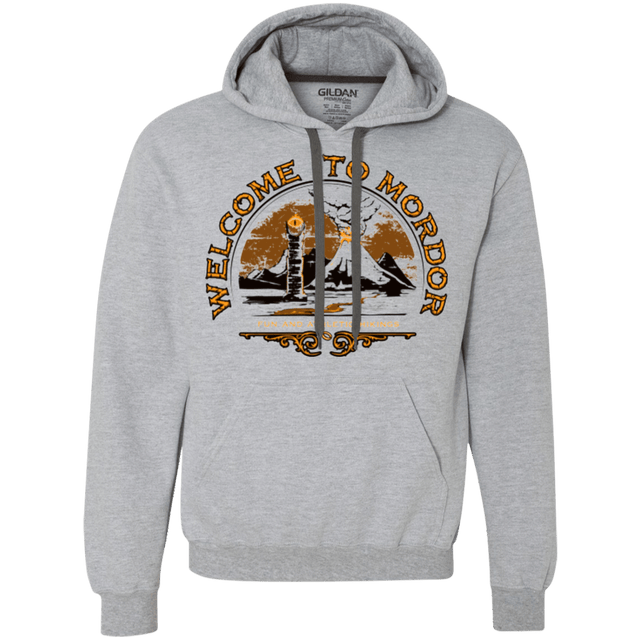 Sweatshirts Sport Grey / Small Welcome to Mordor Premium Fleece Hoodie