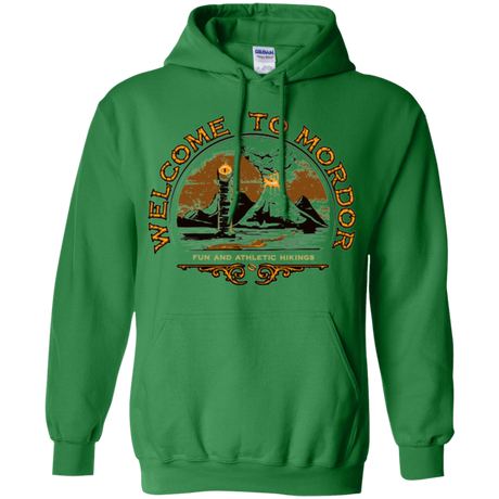 Sweatshirts Irish Green / Small Welcome to Mordor Pullover Hoodie