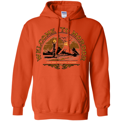 Sweatshirts Orange / Small Welcome to Mordor Pullover Hoodie