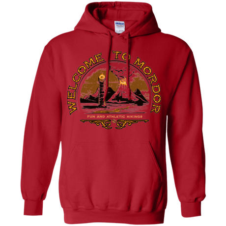 Sweatshirts Red / Small Welcome to Mordor Pullover Hoodie