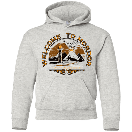 Sweatshirts Ash / YS Welcome to Mordor Youth Hoodie