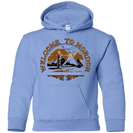 Sweatshirts Carolina Blue / YS Welcome to Mordor Youth Hoodie