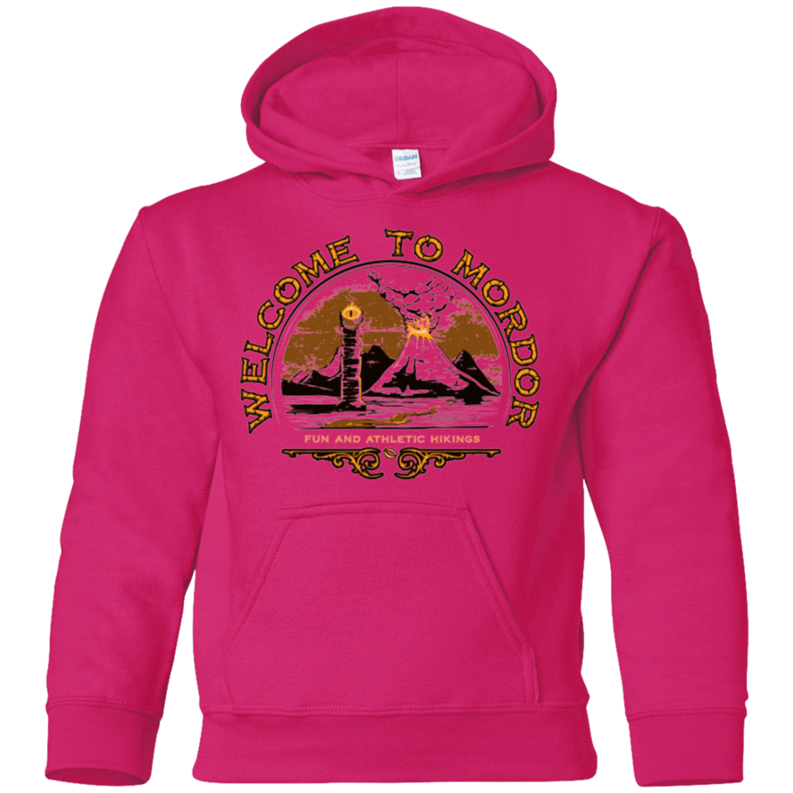 Sweatshirts Heliconia / YS Welcome to Mordor Youth Hoodie