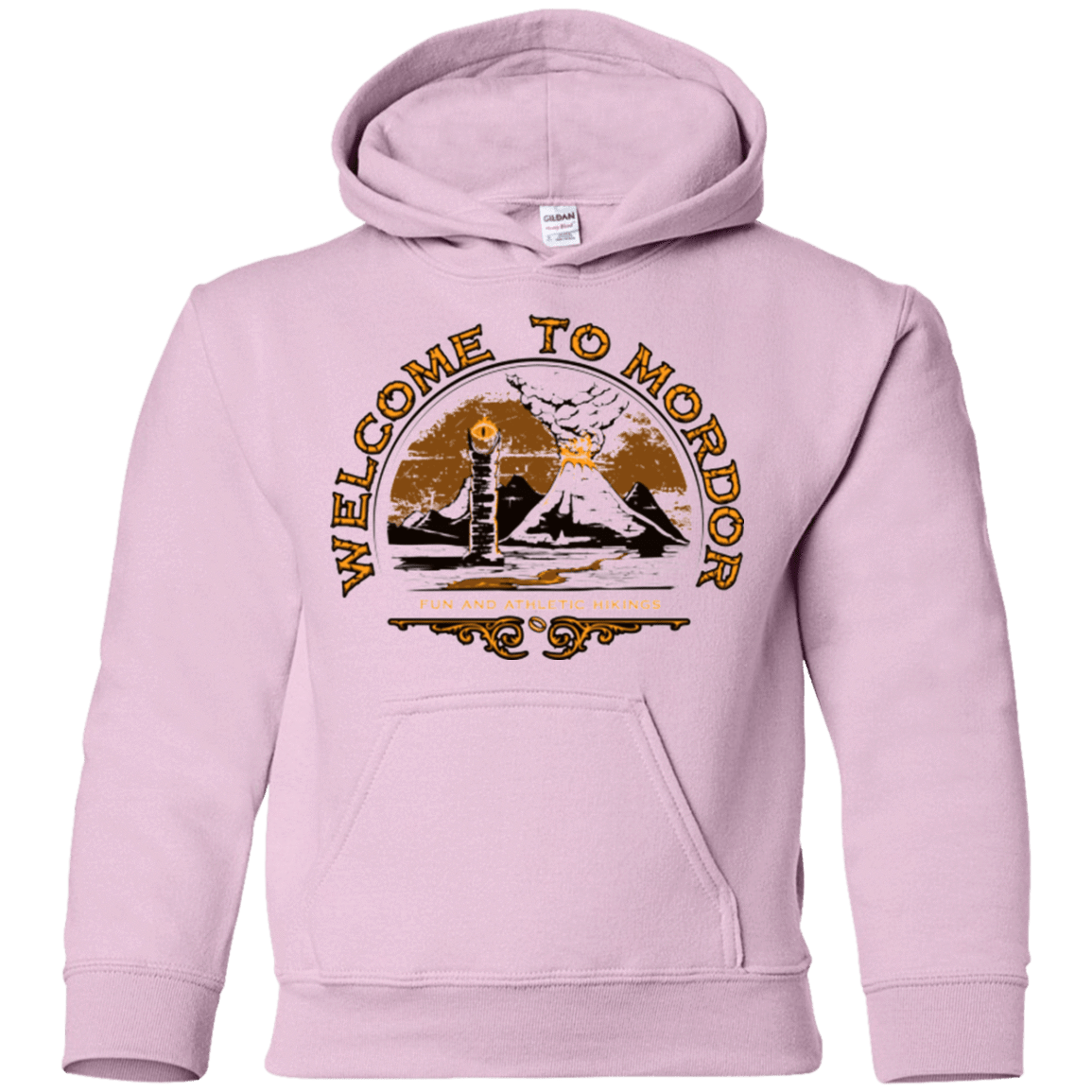 Sweatshirts Light Pink / YS Welcome to Mordor Youth Hoodie