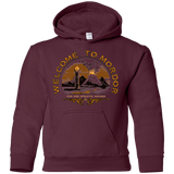 Sweatshirts Maroon / YS Welcome to Mordor Youth Hoodie