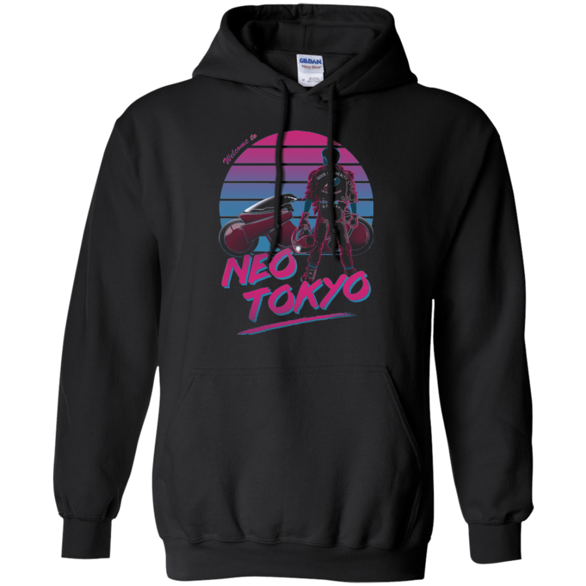 Sweatshirts Black / Small Welcome to Neo Tokyo Pullover Hoodie