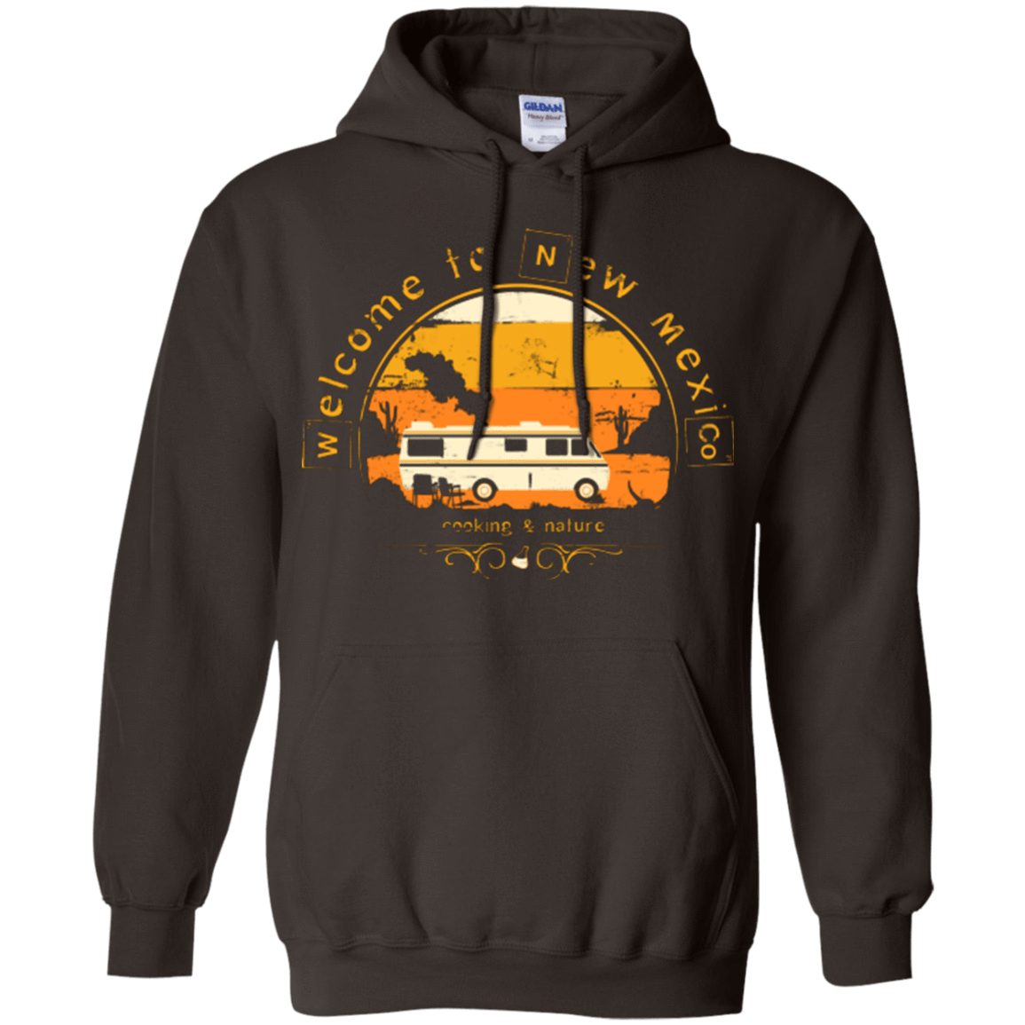 Sweatshirts Dark Chocolate / Small Welcome to New Mexico Pullover Hoodie