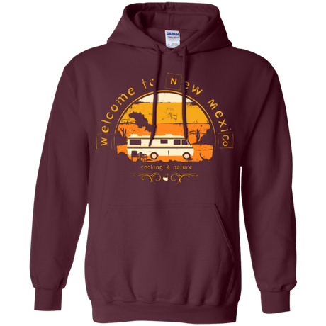 Sweatshirts Maroon / Small Welcome to New Mexico Pullover Hoodie