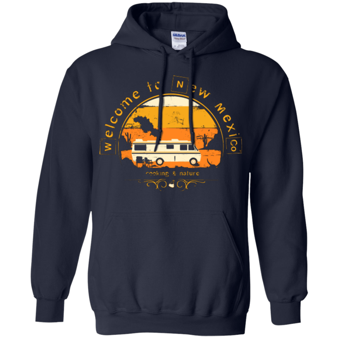 Sweatshirts Navy / Small Welcome to New Mexico Pullover Hoodie