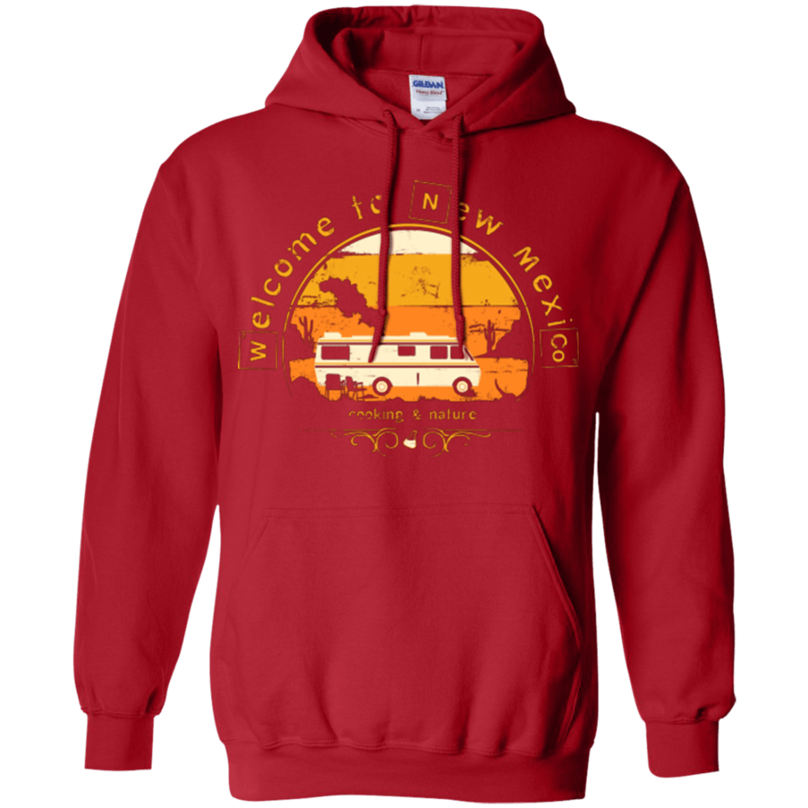 Sweatshirts Red / Small Welcome to New Mexico Pullover Hoodie