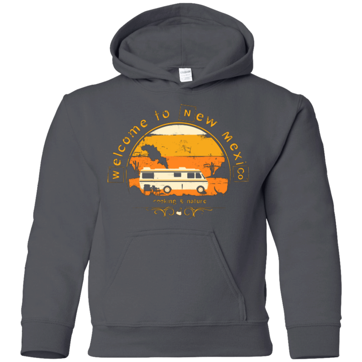 Sweatshirts Charcoal / YS Welcome to New Mexico Youth Hoodie
