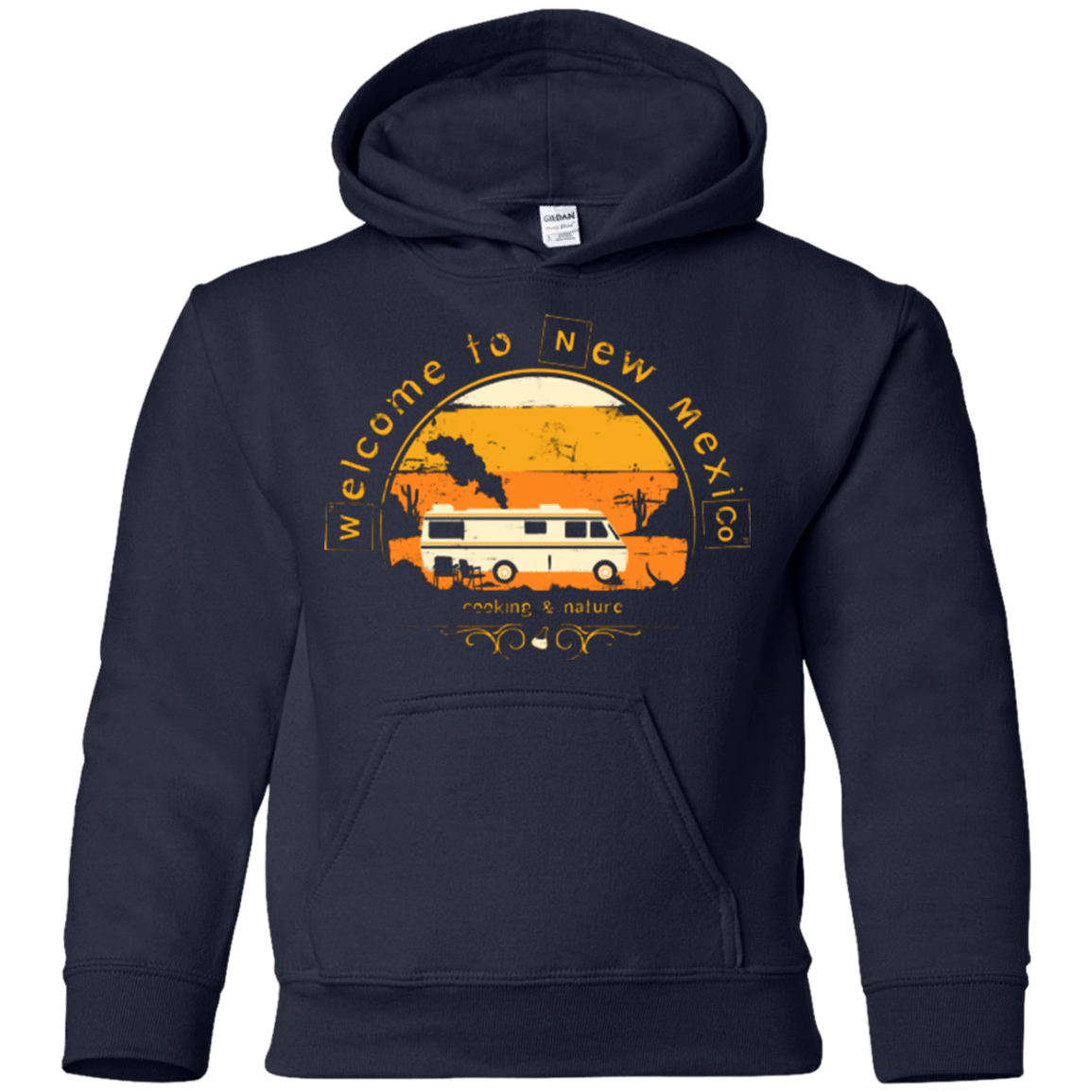 Sweatshirts Navy / YS Welcome to New Mexico Youth Hoodie