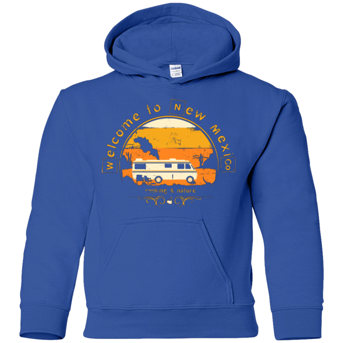 Sweatshirts Royal / YS Welcome to New Mexico Youth Hoodie