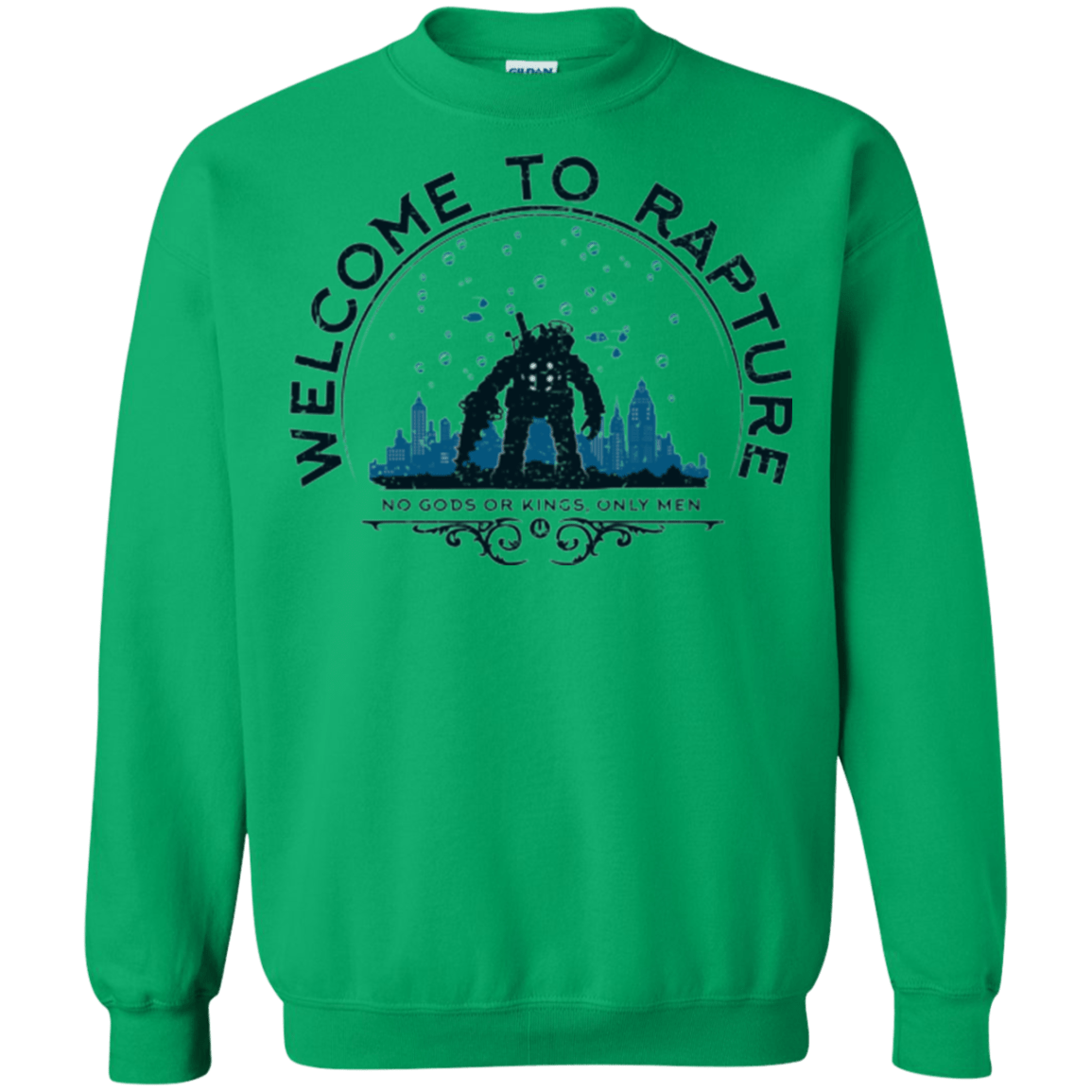 Sweatshirts Irish Green / Small Welcome to Rapture Crewneck Sweatshirt