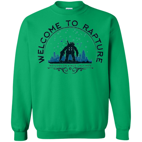 Sweatshirts Irish Green / Small Welcome to Rapture Crewneck Sweatshirt
