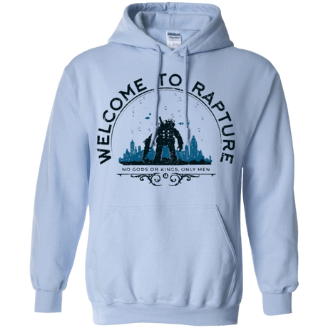 Sweatshirts Light Blue / Small Welcome to Rapture Pullover Hoodie