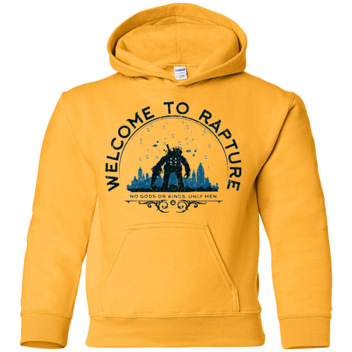 Sweatshirts Gold / YS Welcome to Rapture Youth Hoodie