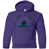 Sweatshirts Purple / YS Welcome to Rapture Youth Hoodie