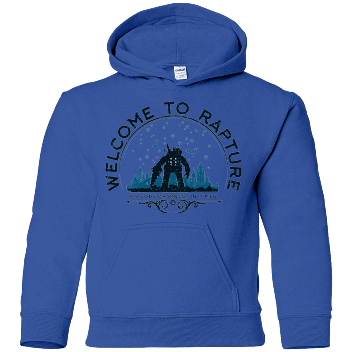 Sweatshirts Royal / YS Welcome to Rapture Youth Hoodie