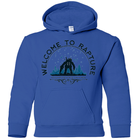 Sweatshirts Royal / YS Welcome to Rapture Youth Hoodie