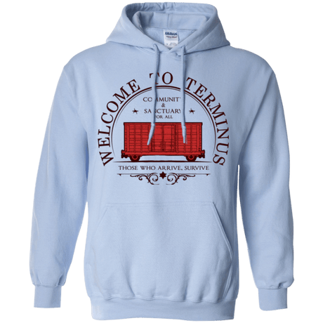 Sweatshirts Light Blue / Small Welcome to Terminus Pullover Hoodie