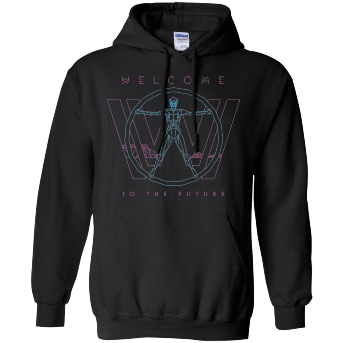 Sweatshirts Black / Small Welcome to the future Pullover Hoodie