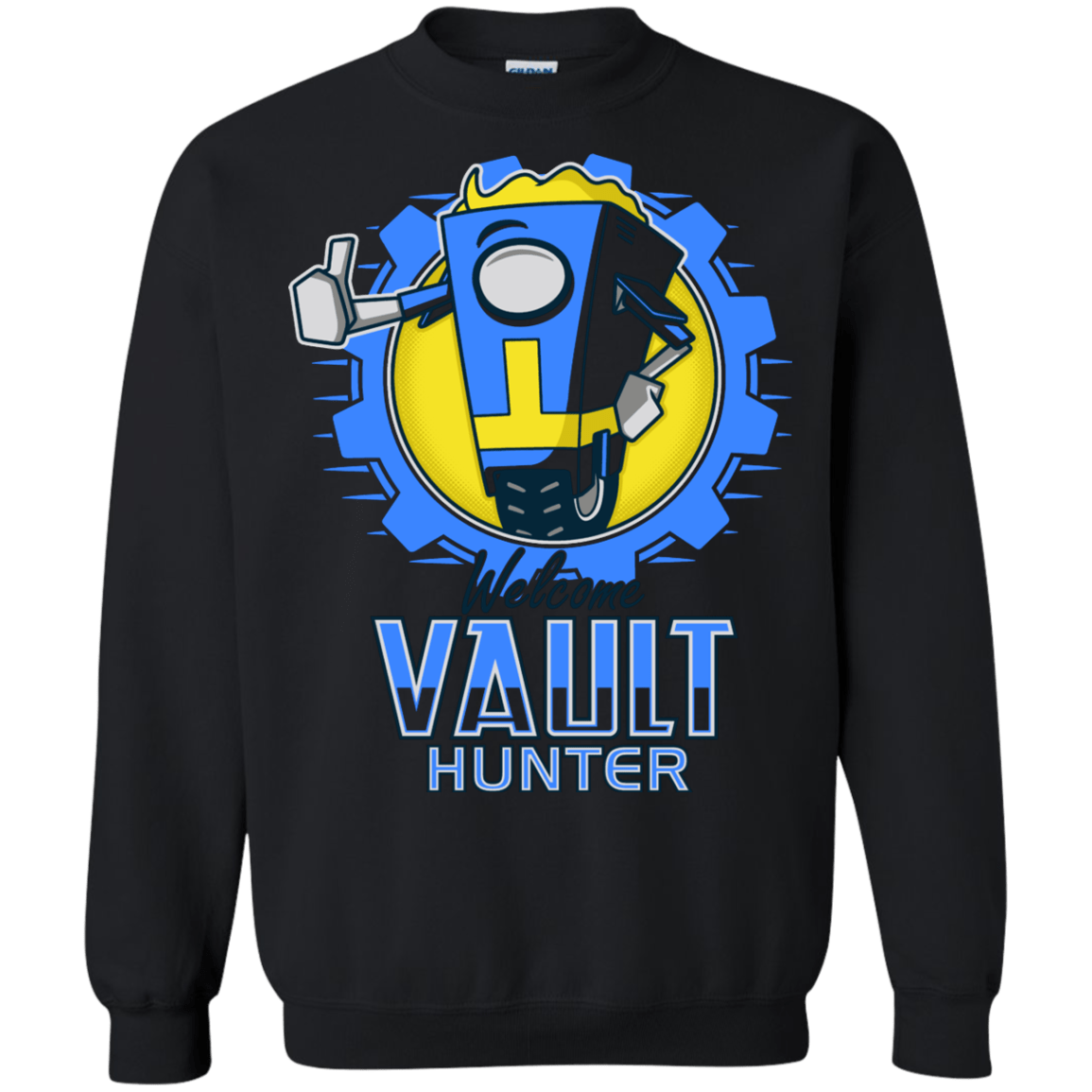 Sweatshirts Black / Small Welcome Vault Hunter Crewneck Sweatshirt