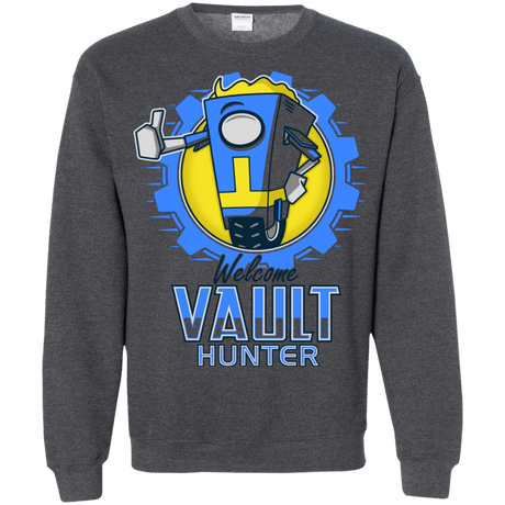 Sweatshirts Dark Heather / Small Welcome Vault Hunter Crewneck Sweatshirt
