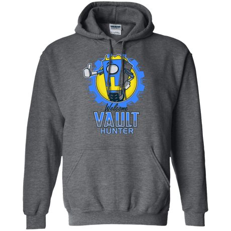 Sweatshirts Dark Heather / Small Welcome Vault Hunter Pullover Hoodie