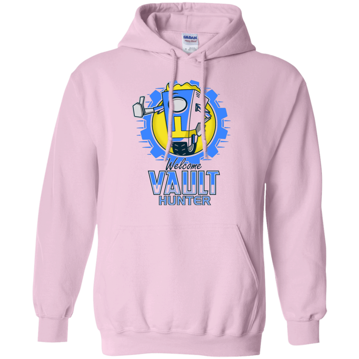 Sweatshirts Light Pink / Small Welcome Vault Hunter Pullover Hoodie