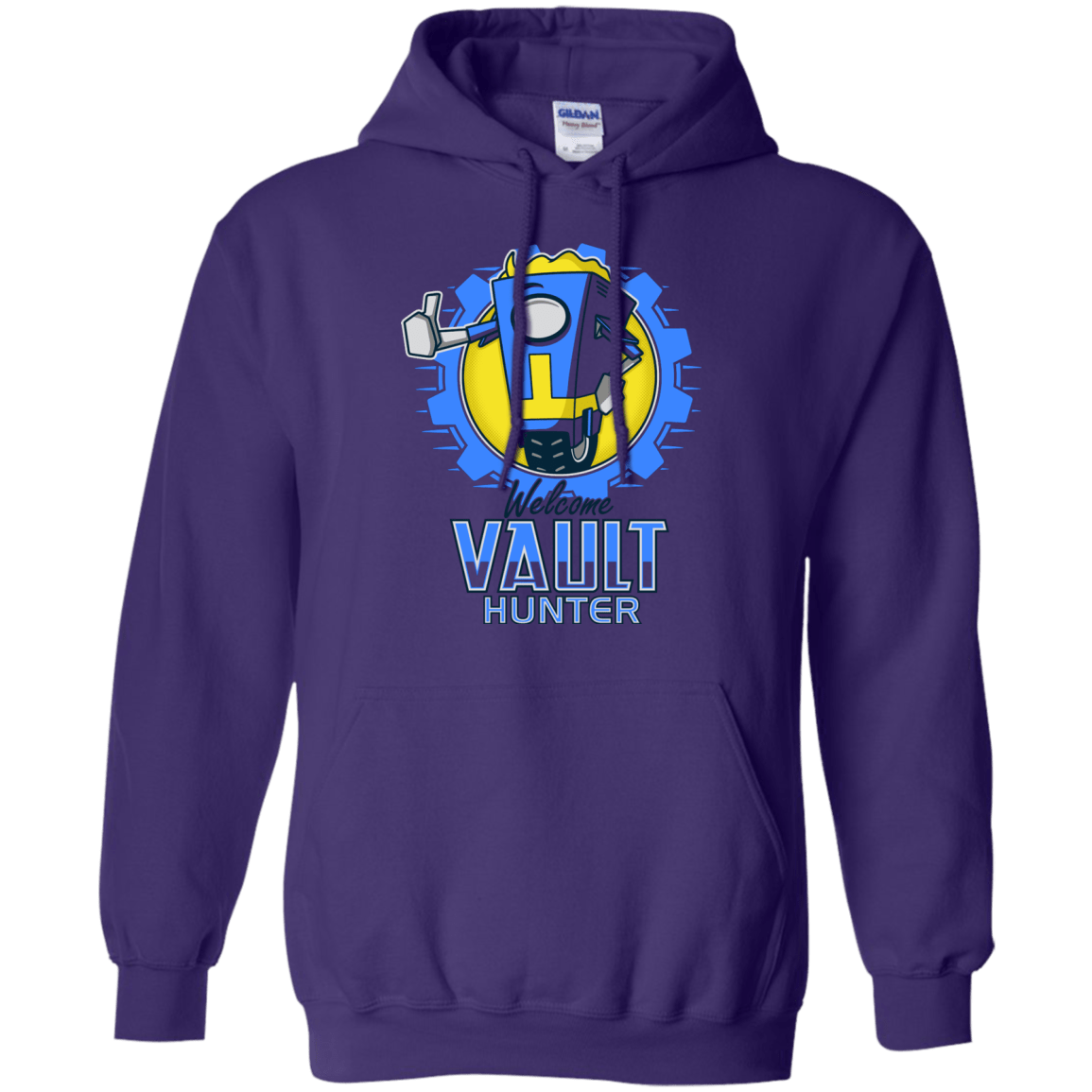 Sweatshirts Purple / Small Welcome Vault Hunter Pullover Hoodie