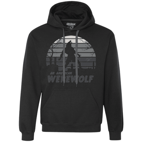 Sweatshirts Black / Small Werewolf Sun Set Premium Fleece Hoodie