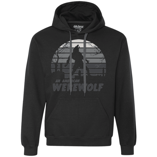 Sweatshirts Black / Small Werewolf Sun Set Premium Fleece Hoodie