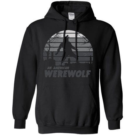 Sweatshirts Black / Small Werewolf Sun Set Pullover Hoodie